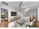 Lofted living space with TV, sofa, and bonus room access - perfect for relaxing at 2913 Coxindale Dr, Raleigh, NC 27615