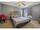 Bedroom featuring natural light and a ceiling fan at 3712 Old Coach Rd, Raleigh, NC 27616