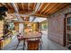 Spacious garage with high ceilings, exposed duct work and access to the outdoors at 4659 Antioch Rd, Oxford, NC 27565