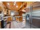 Well-equipped kitchen featuring stainless steel appliances and bright cabinetry at 4659 Antioch Rd, Oxford, NC 27565