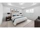 This bedroom features soft lighting and carpet floors at 516 Providence Springs Ln, Fuquay Varina, NC 27526