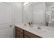 Modern bathroom featuring a large vanity with double sinks and plenty of storage space at 6512 Bunker Hill Dr, Raleigh, NC 27610