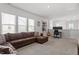 Open bonus room provides ample space for work and relaxation with natural light at 6512 Bunker Hill Dr, Raleigh, NC 27610