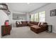 Large bonus room is perfect for entertaining and features plush carpet and natural light at 6512 Bunker Hill Dr, Raleigh, NC 27610