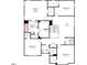 Upstairs floor plan featuring bedrooms, bathrooms, owner's suite, loft and laundry at 668 Morning Glade St, Wake Forest, NC 27587