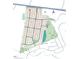 An aerial map of a new construction community featuring many individual home lots and a lake at 680 Sun Meadow Dr, Wake Forest, NC 27587