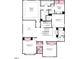 Second floor plan featuring an owner's suite, three bedrooms, a loft, two bathrooms, and a laundry at 680 Sun Meadow Dr, Wake Forest, NC 27587