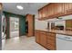 Modern kitchen featuring ample cabinet space and stainless steel appliances at 825 Whispering Wind Rd, Burlington, NC 27217