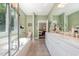 Full bathroom featuring a large vanity, tiled floors, shower, and garden tub at 877 Millcroft, Pittsboro, NC 27312