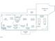 Detailed floor plan featuring a kitchen, den, bonus room, garage with parking, and storage at 110 Wolfs Trl, Chapel Hill, NC 27516