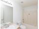 A clean, well-maintained bathroom with a shower and tub at 117 Renee Dr, Smithfield, NC 27577