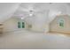 This bonus room features neutral carpet, natural light and lots of space for Gathering activities and relaxation at 122 N Fern Abbey Ln, Cary, NC 27518