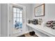 Coffee bar area with a view to the deck at 1230 S 2Nd St, Smithfield, NC 27577