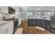 Stylish kitchen featuring stainless appliances, granite counters, and subway tile backsplash at 1230 S 2Nd St, Smithfield, NC 27577