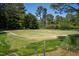 Well-maintained lawn with lush green grass and surrounding trees, perfect for outdoor activities and relaxation at 128 Shadowbrook, Pittsboro, NC 27312