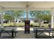 This community area has picnic tables, a tiny lending library, and a large grassy lawn at 2117 Crockett Ridge Rd, Fuquay Varina, NC 27526