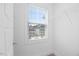 Bright closet with a window and wire shelving for storage at 212 Aubey Ln, Wake Forest, NC 27587