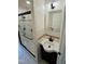 Bathroom features shower with glass door, vanity and tile flooring at 2909 Sprucewood Dr, Durham, NC 27707
