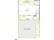 Detailed floor plan showing the layout of the home, including the garage and outdoor living space at 4713 Mint Leaf Ln, Raleigh, NC 27612