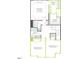 Floor plan of the second floor including a primary suite, two bedrooms, two bathrooms, and walk-in closets at 4713 Mint Leaf Ln, Raleigh, NC 27612