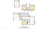 Detailed floor plan layout showcasing the home's room dimensions and layout at 4720 Cedarfield Dr, Raleigh, NC 27606