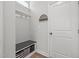 Cozy mudroom featuring a bench, hooks, and storage baskets for organization at 525 Marion Hills Way, Knightdale, NC 27545