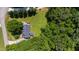 Beautiful home surrounded by a large, well-maintained lawn, complete with a charming patio area at 5413 Lower Creek Ct, Apex, NC 27539