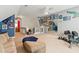 Spacious bonus room featuring a sports theme and natural light at 732 Keystone Park Dr, Morrisville, NC 27560