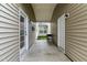 Exterior passageway between properties with grill at 732 Keystone Park Dr, Morrisville, NC 27560