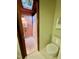 Bathroom with toilet, skylight, and shower with curtain at 808 Indian Springs Rd, Chapel Hill, NC 27514