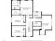 Upstairs floor plan featuring the bedrooms, primary bath, walk-in closet, and bonus room at 908 Town Side Dr, Apex, NC 27502