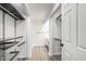 Spacious walk-in closet with ample shelving and storage solutions at 911 Washington St # 304, Raleigh, NC 27605