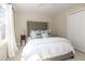 Bright bedroom features neutral walls, and king size bed at 9136 Palm Bay Cir, Raleigh, NC 27617