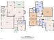 Detailed floor plan showcases the layout, dimensions, and flow of this home at 109 Crested Coral Dr, Holly Springs, NC 27540
