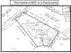 Survey map showing property boundaries, house location, and easement details, clarifying land layout at 111 Ferncroft Ct, Cary, NC 27519