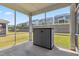 Screened in porch offering a private outdoor living space at 1177 Sun Springs Rd, Wake Forest, NC 27587