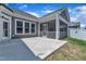 This house includes an open concrete back patio connected to a screened in porch at 1217 Linkwood Way, Fuquay Varina, NC 27526