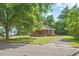 Charming single-story brick home with a well-maintained front yard and mature trees at 1411 Hudson Ave, Durham, NC 27705