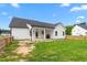Expansive backyard featuring a covered patio and ample green space, perfect for outdoor entertaining and Gathering fun at 1711 Memory Ln, Burlington, NC 27217