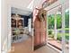 Charming foyer view into dining room with hardwood floors and natural light at 19 Knightsbridge Ct, Durham, NC 27707
