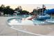 Community swimming pool with large water slide and lounge area at 202 Verrazano Pl, Clayton, NC 27520