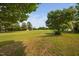 A picturesque golf course with lush green fairways and mature shade trees at 2040 Persimmon Ridge Dr, Raleigh, NC 27604