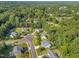 Community aerial showcasing multiple houses at 303 Sylvias Ct, Durham, NC 27703