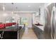 Gourmet kitchen with stainless steel appliances, stylish countertops, and modern cabinetry at 311 Horseshoe Pl, Angier, NC 27501