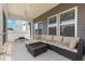 Inviting screened porch with comfortable seating and outdoor views at 311 Horseshoe Pl, Angier, NC 27501