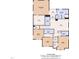Upstairs floor plan with bedrooms, bathrooms, walk-in closets, and a loft at 325 Buckhorn Branch Park, Clayton, NC 27520