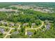 Aerial view showcasing the neighborhood's lush greenery and well-maintained landscaping at 3728 Westbury Lake Dr, Raleigh, NC 27603