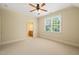 Bedroom featuring carpeted floor and en suite bathroom access at 3728 Westbury Lake Dr, Raleigh, NC 27603