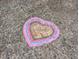 Colorful chalk heart adds charm and whimsy to the sidewalk, inviting joy at 3806 Lochnora Pkwy, Durham, NC 27705