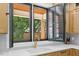 Kitchen featuring a sink with exterior view and modern countertops at 411 Bon Air Ave, Durham, NC 27704